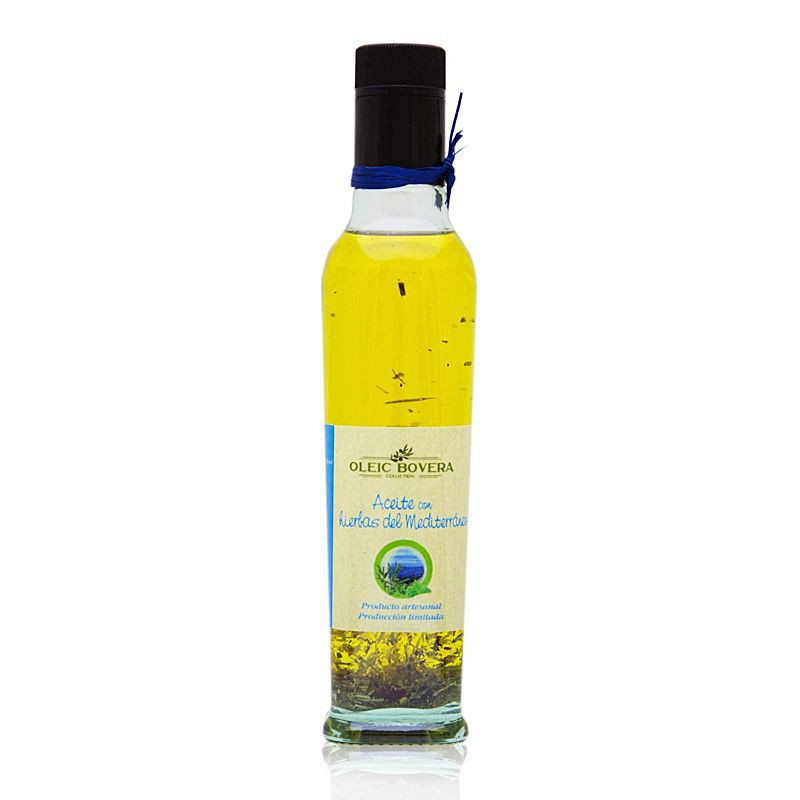 ACEITE C/HIERBAS MEDITERRÁNEAS 12/250 ml.